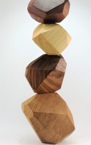 stacking wooden blocks - tumi ishi