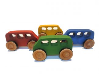 Wooden Toy Buses